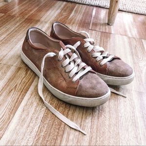 Johnston & Murphy metallic sneakers